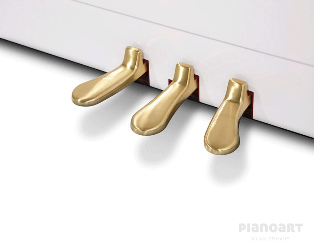 Yamaha B1 Klavier PWH Pedale in Messing