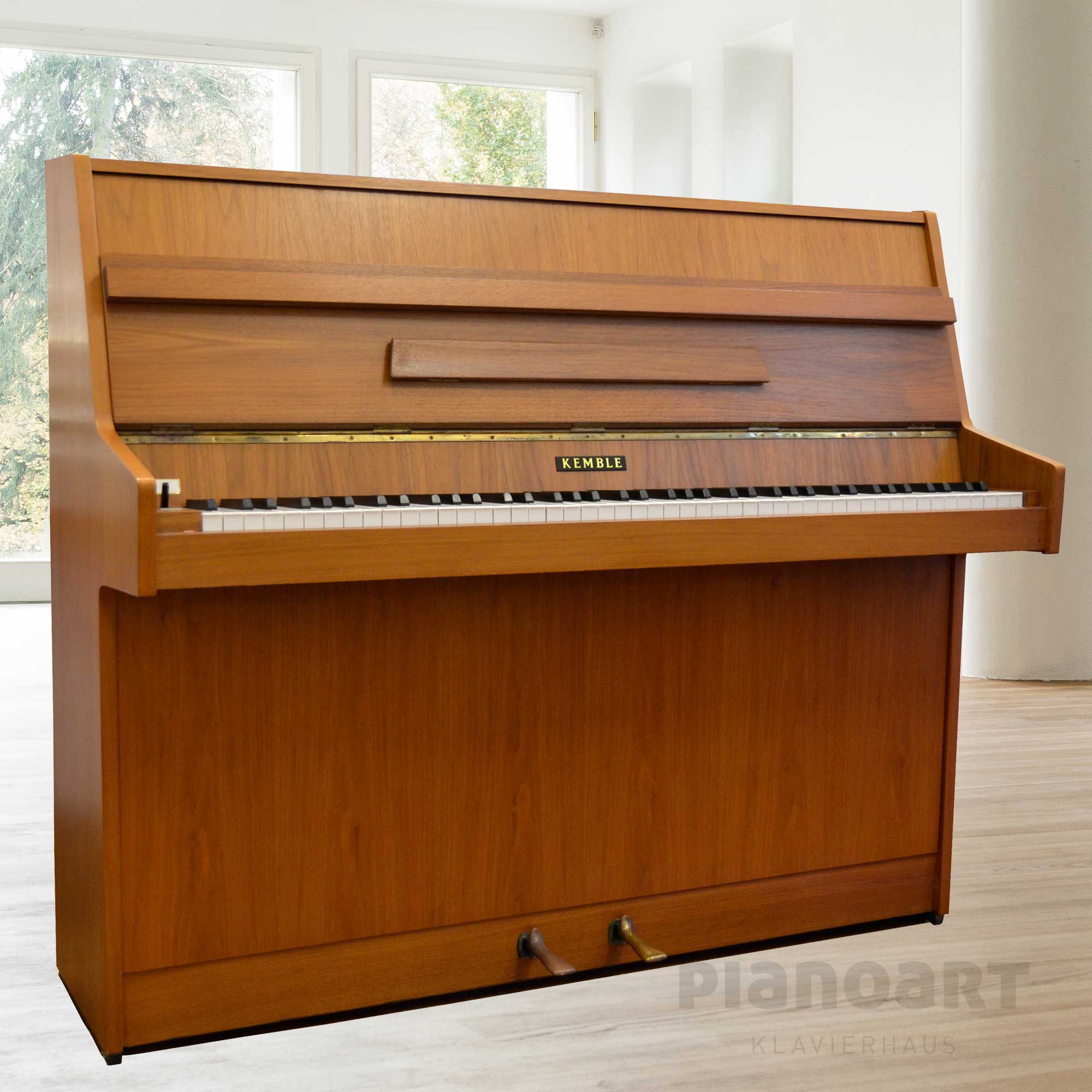 Kemble Klavier Gebraucht Modell 105 in Nuss Braun