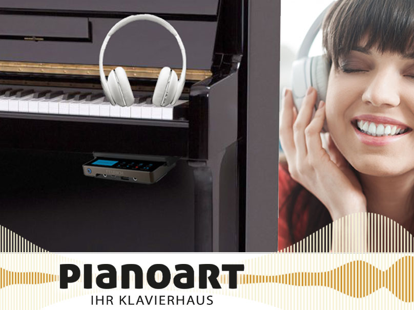 Silent Klavier mit Frau