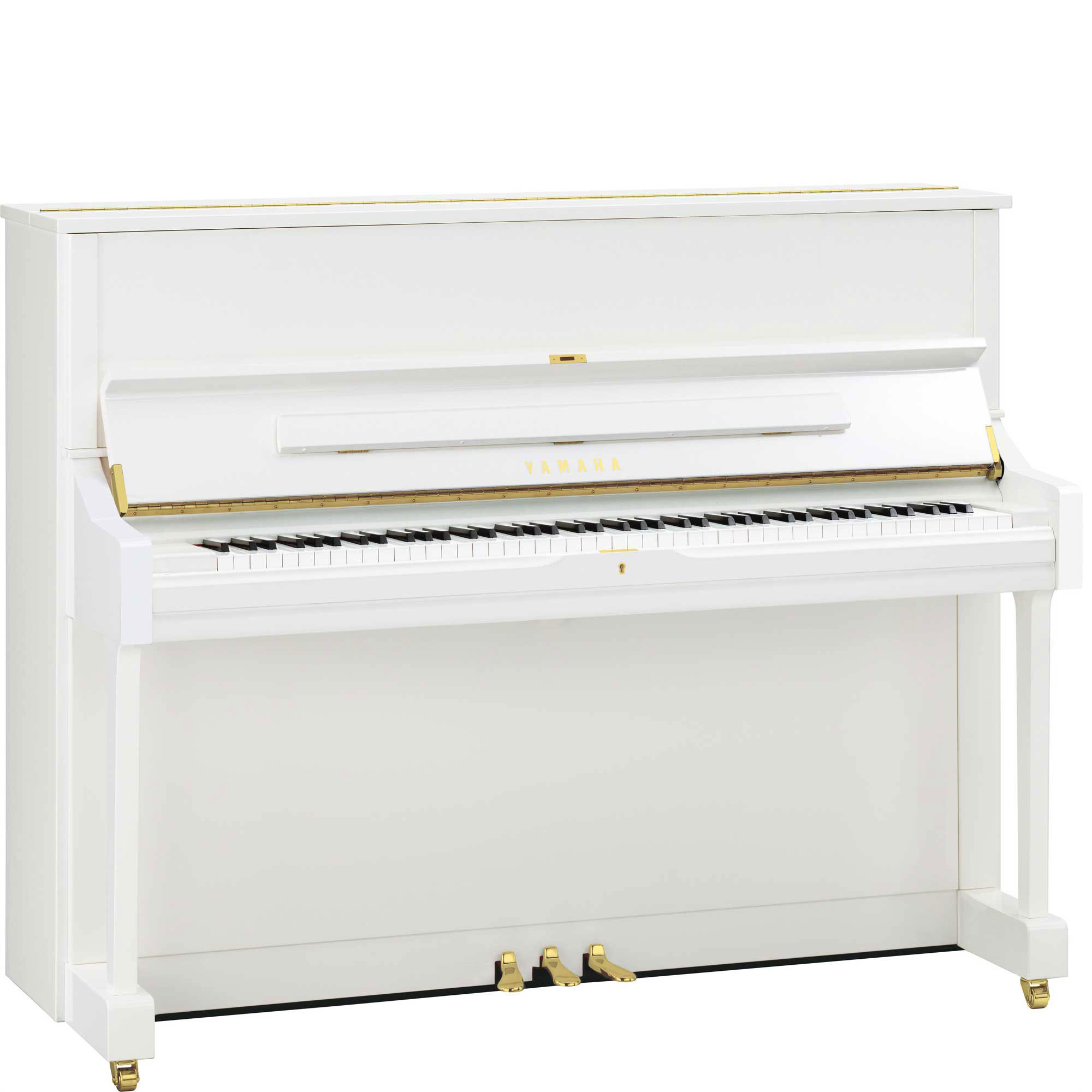 Klavier Yamaha U1 PWH Weiss Hochglanz