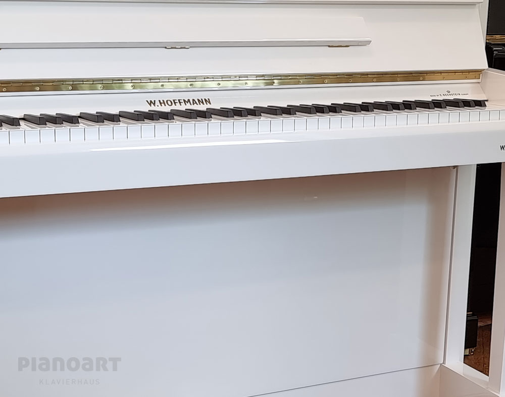 Klavier W. Hoffmann T-128 in Weiß