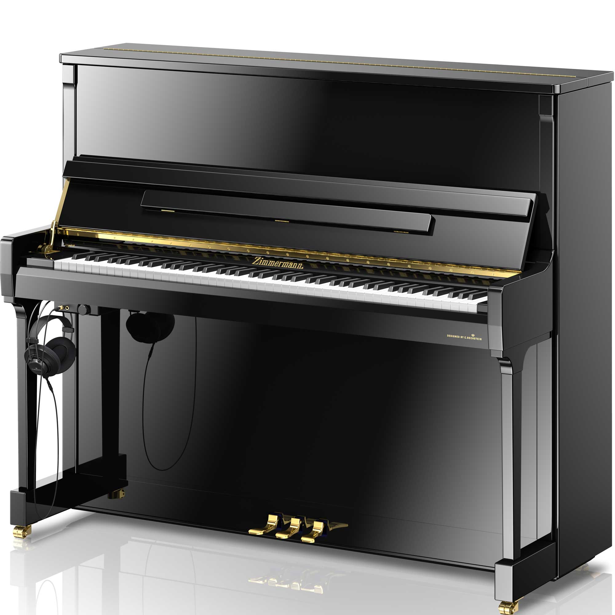 Zimmermann Studio S6 VARIO Silent Klavier in Schwarz
