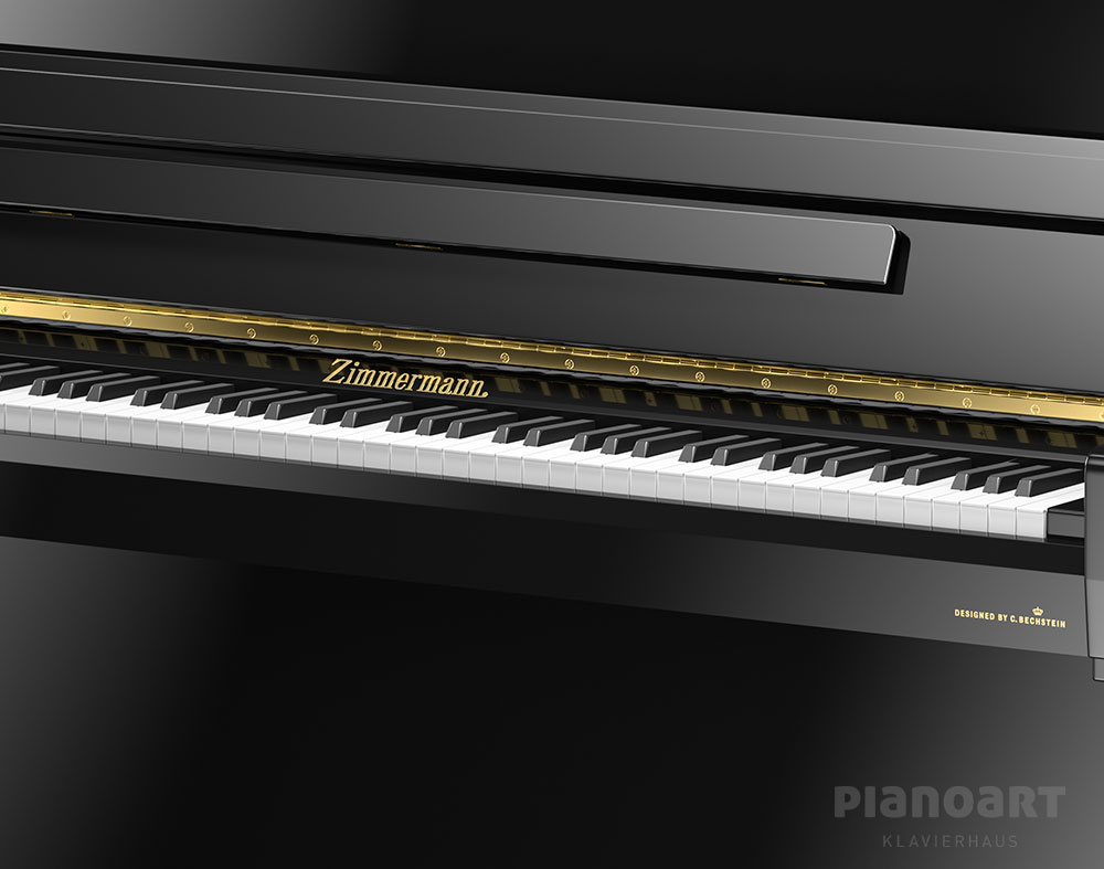 Zimmermann Vario S4 Silent-Klavier Ansicht Tasten