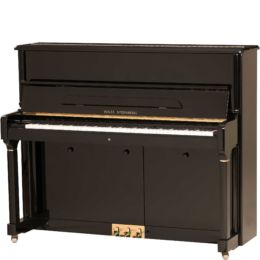 Klavier Wilh Steinberg P125 Schwarz Messing