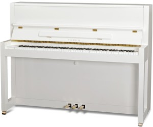 Mietklavier Feurich 115 Weiß