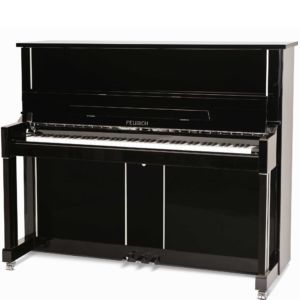 Klavier Feurich Design 125 Schwarz Chrom