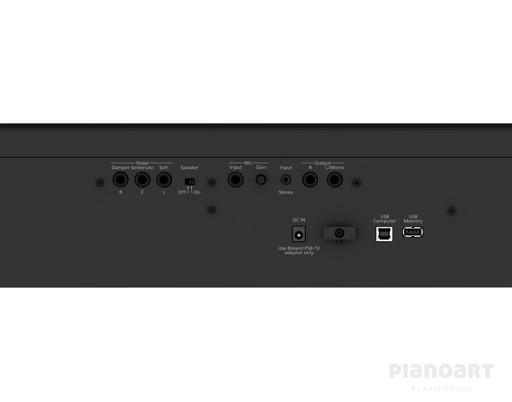 Roland FP-60X BK Digital Piano Anschluesse