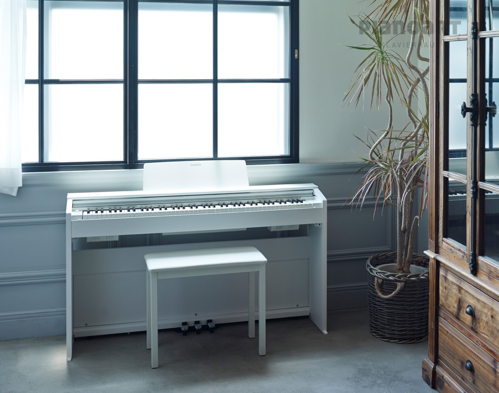 Casio Privia Px870 WE E-Piano Wohnzimmer