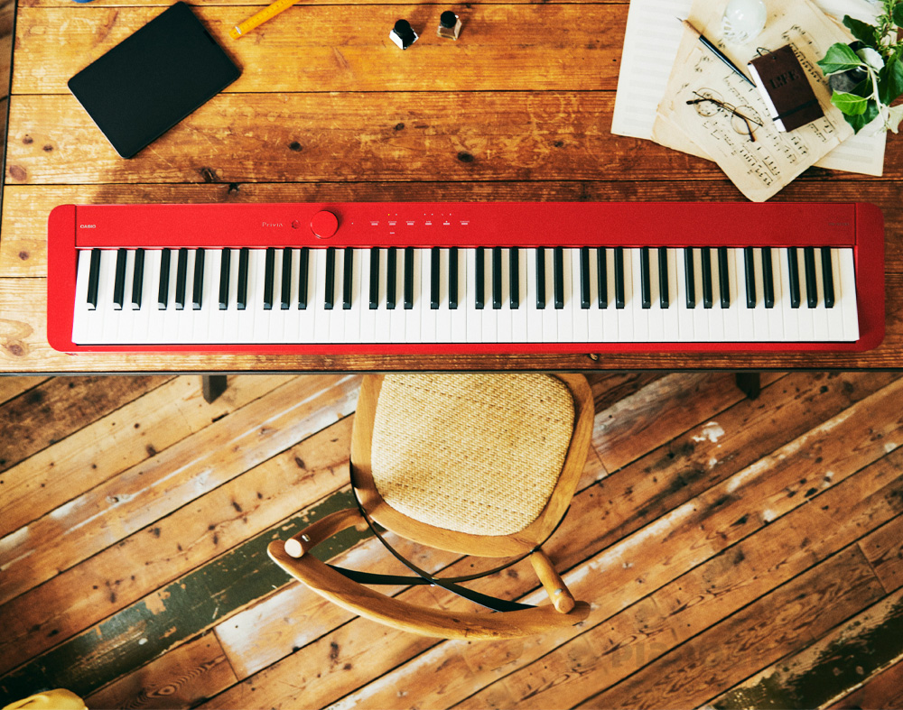 Digital Piano Casio PX-S1100 RD Wohnzimmer