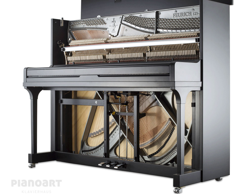 Klavier Feurich Vienna 123-Saiten Mechanik Gussplatte