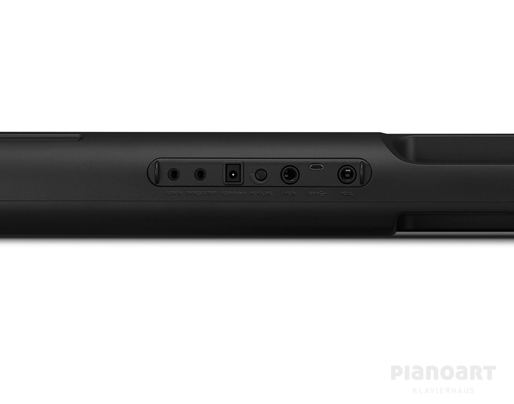 Leuchttasten Keyboard Casio LK S250 Anschlüsse