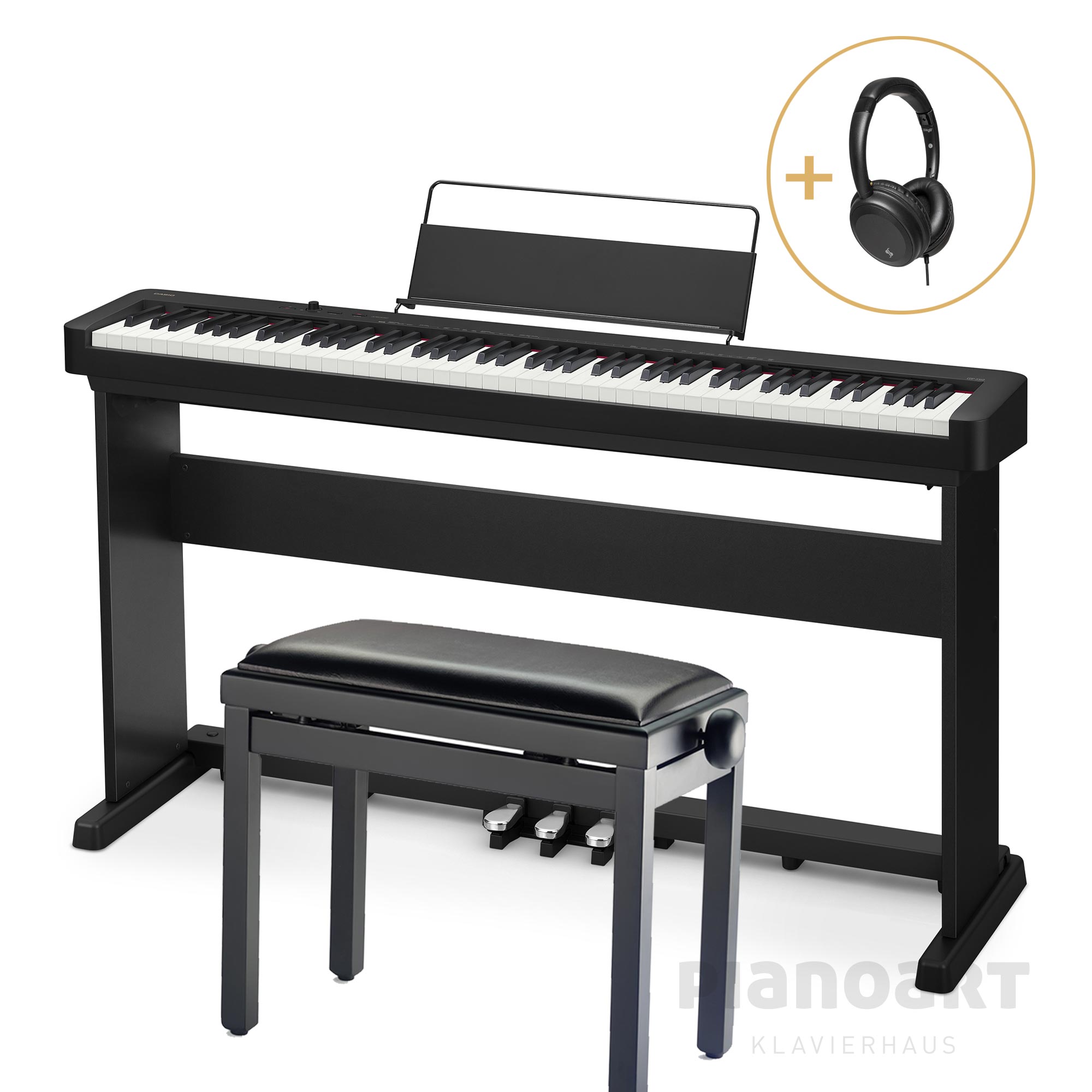 Casio CDP S-160 Digitalpiano All-in-one-Set mit Bank