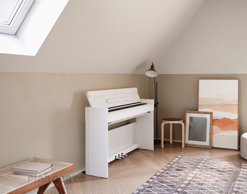 Yamaha Arius YDP-S55 WH E-Piano Wohnzimmer