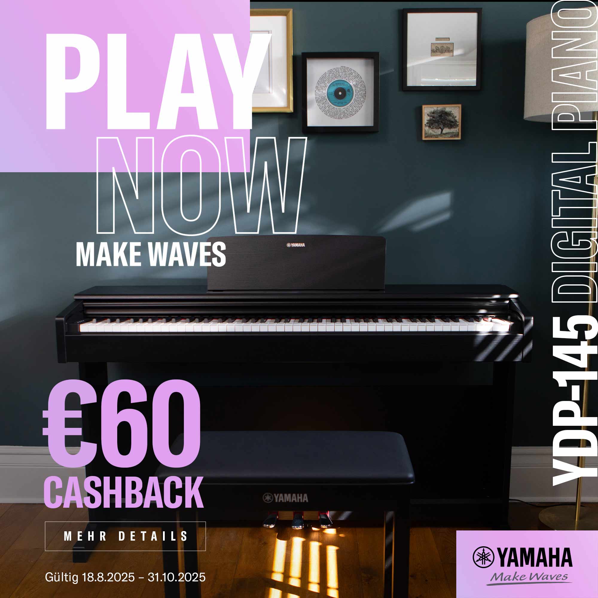Yamaha Arius YDP-145 Cashback