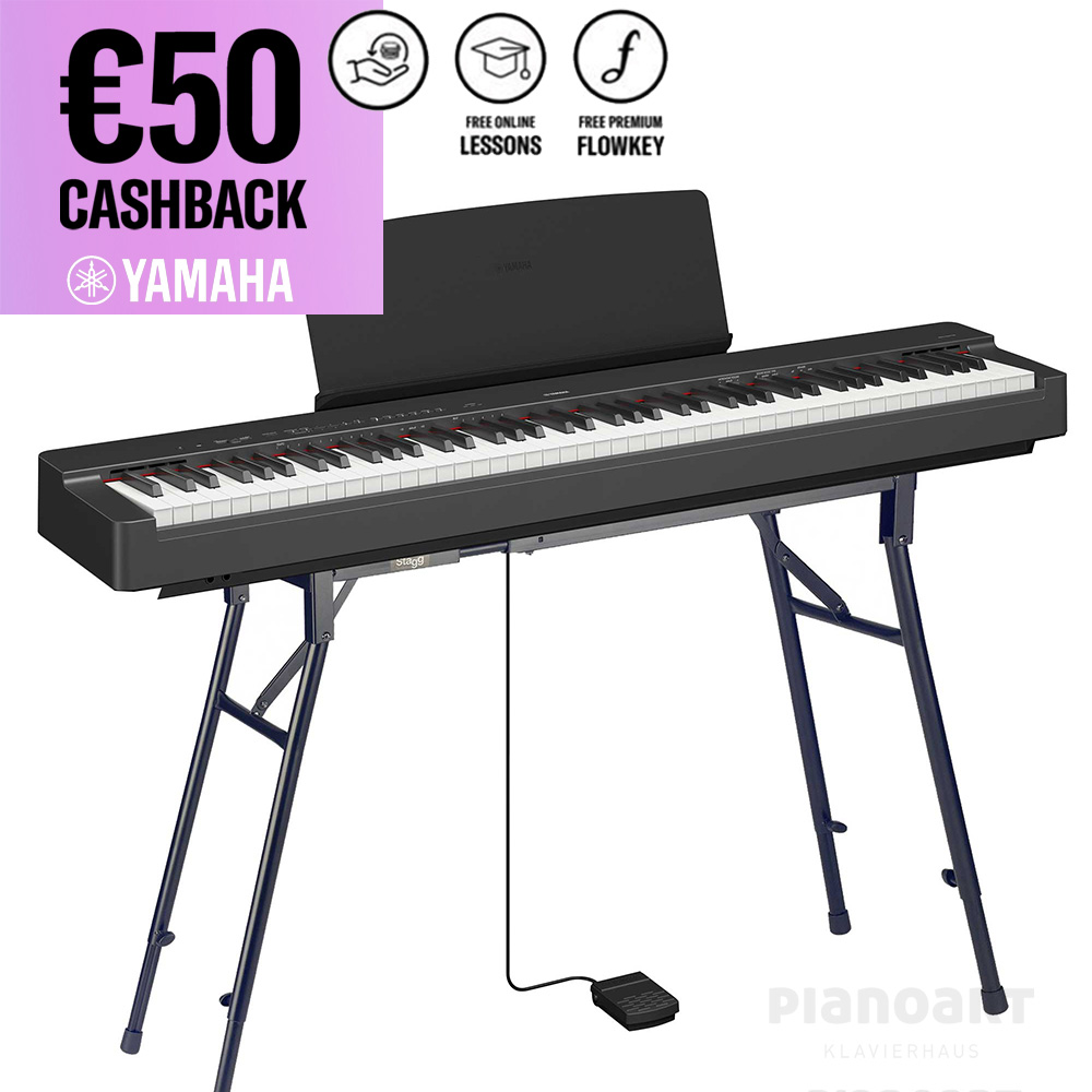 Yamaha P-225 Starter Set in schwarz