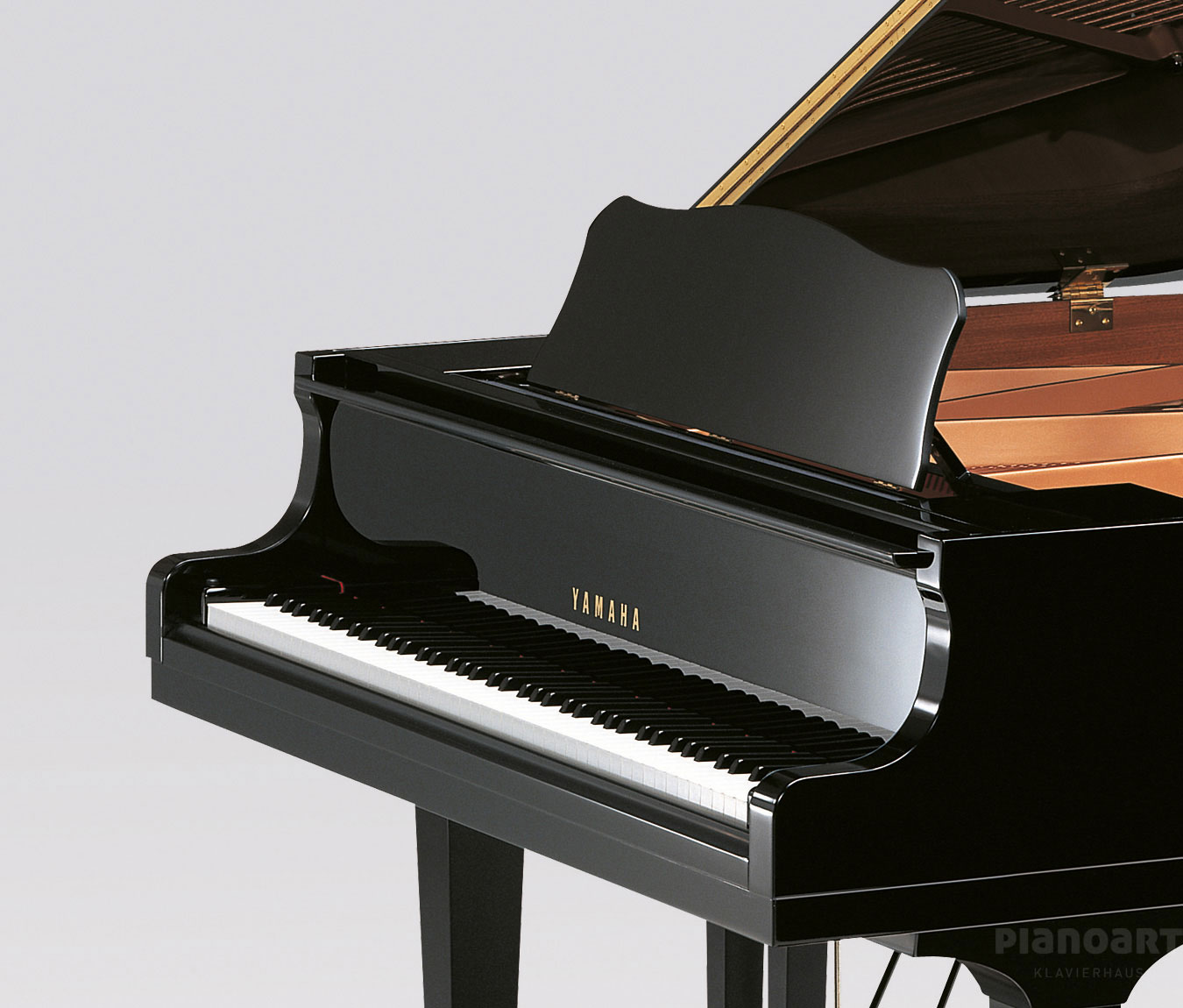 Tasten des Yamaha GB1 Flügels Schwarz