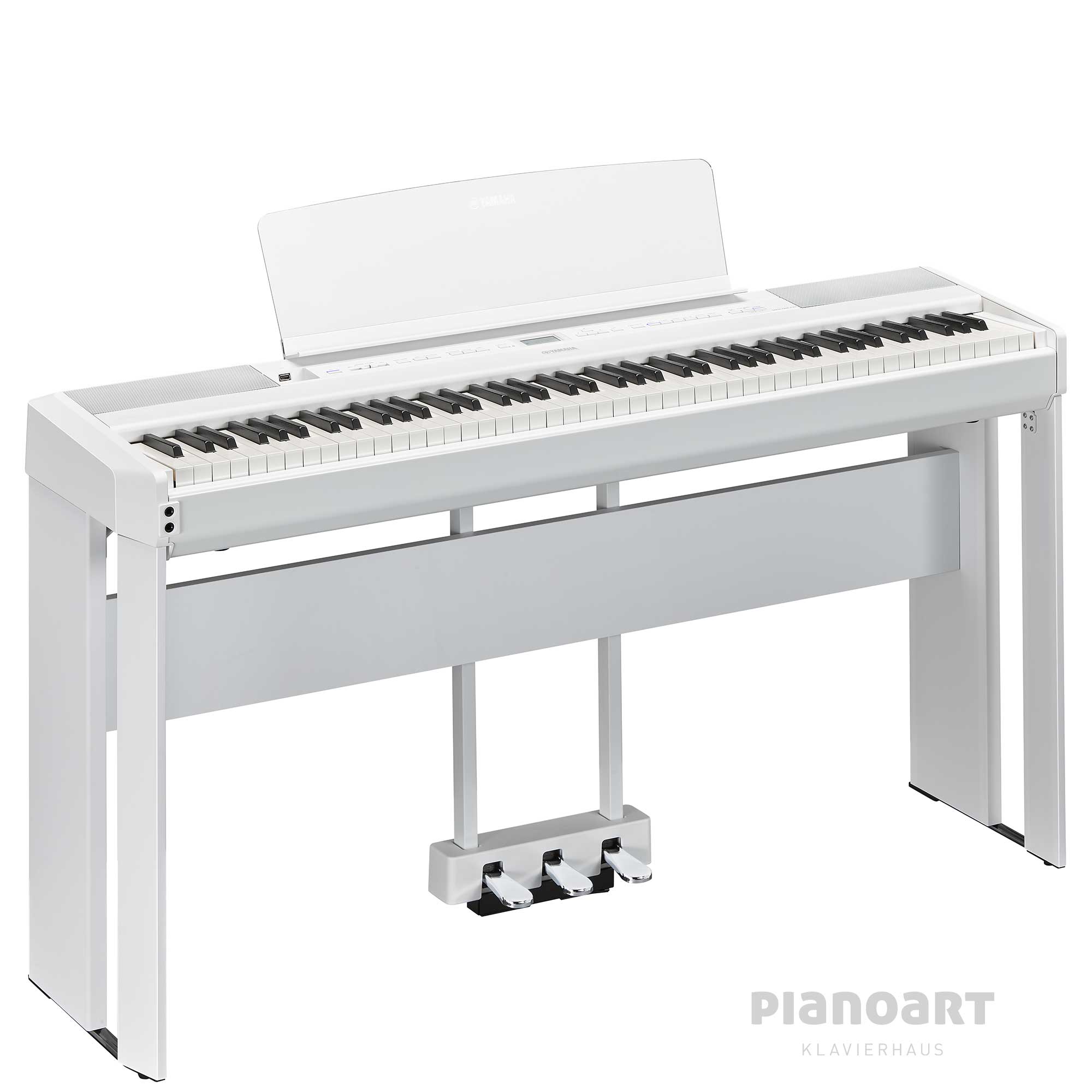 Yamaha P-525 E-Piano Set WH mit L-515 und LP1 3er Pedal