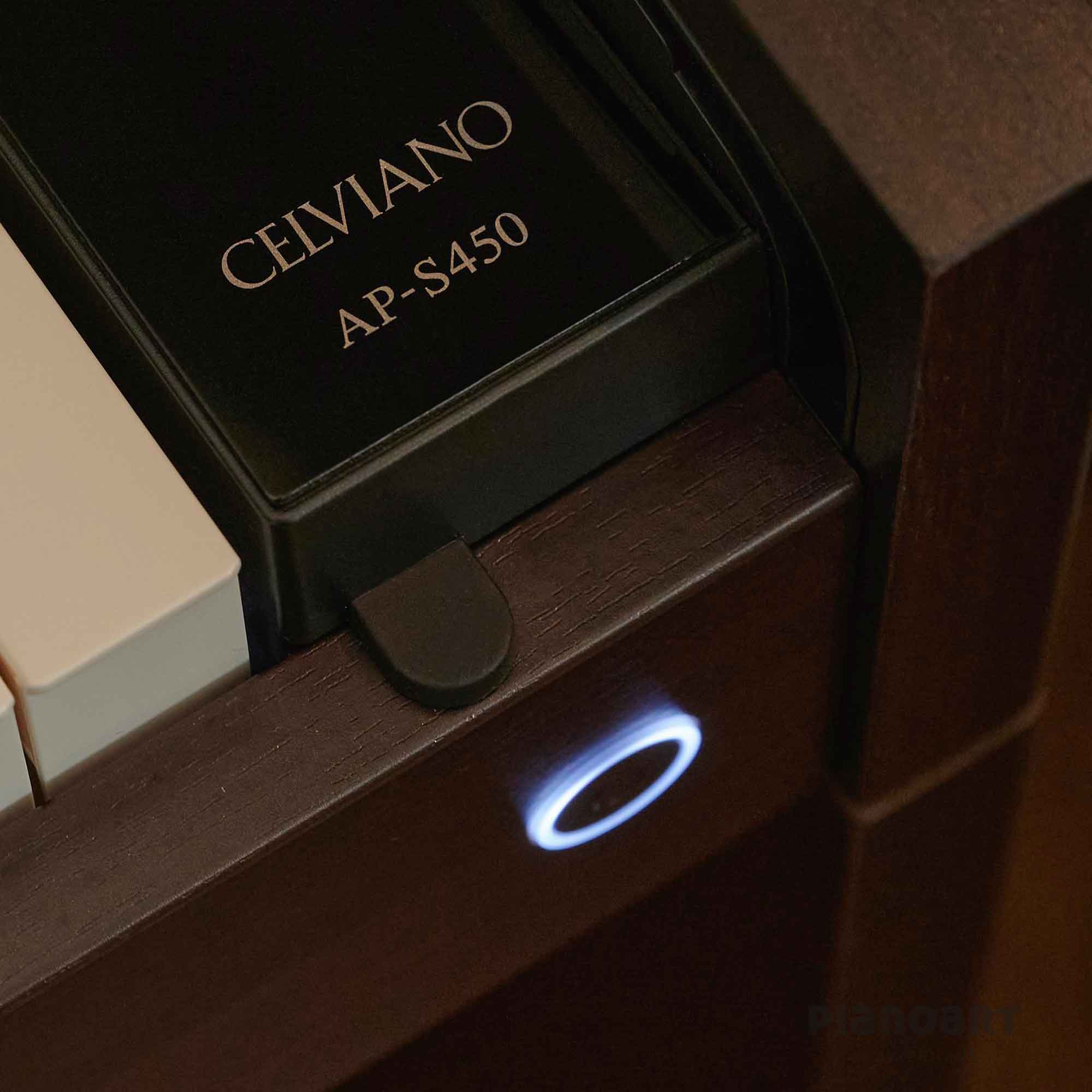 Digitalpiano Casio Celviano AP-S-450 BN ein aus Schalter