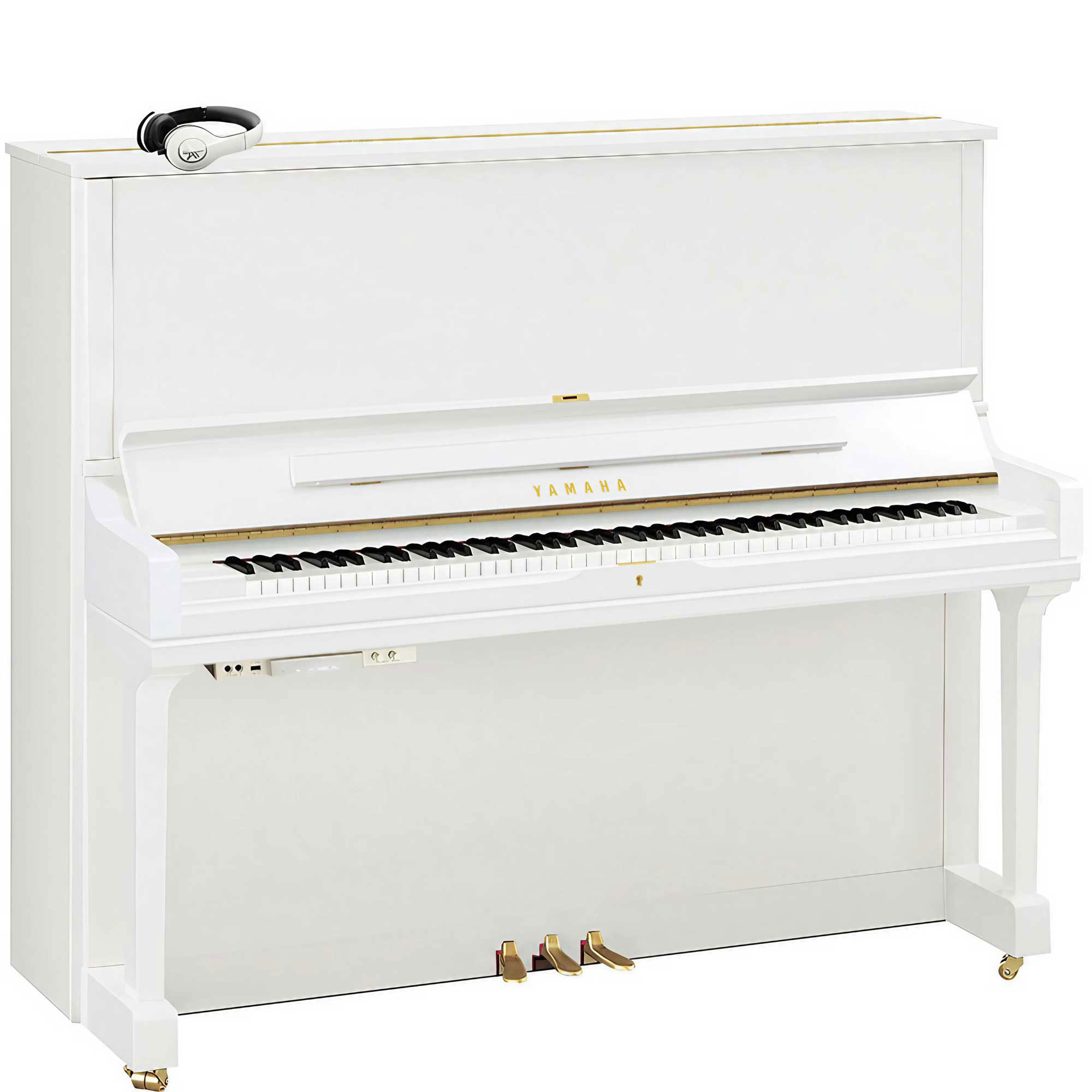 Yamaha YUS-3 TA3 PWH TransAcoustic Piano in Weiß Hochglanz