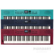 Roland Go Keys 3 Keyboards in rot blau türkis
