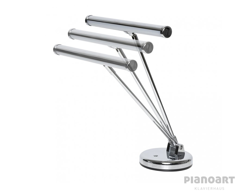 Stagg Klavierleuchte Spled 15-2 in Silber Chrom