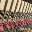 Gebraucht Piano Yamaha U1 PWH in Weiß Ansicht Mechanik