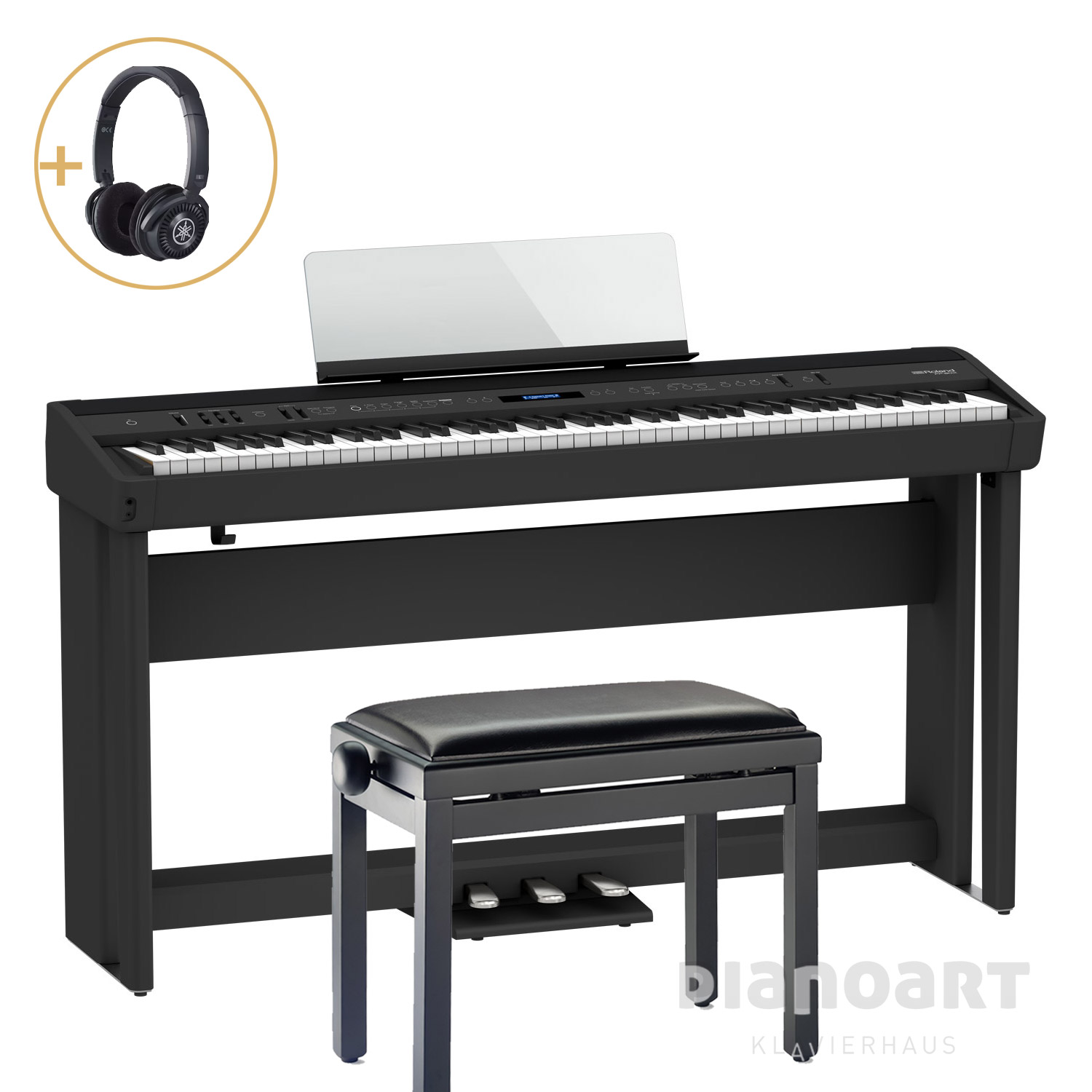 Roland FP-90X Digital-Piano Set in Schwarz
