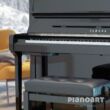 Yamaha P-121 SH2 Schwarz Gebraucht mit Bank