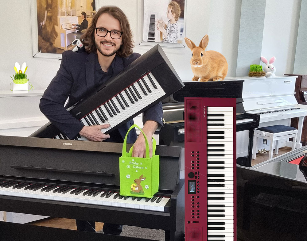 Alexander von Pianoart zieht den Gewinner des Ostergewinnspiels 2025