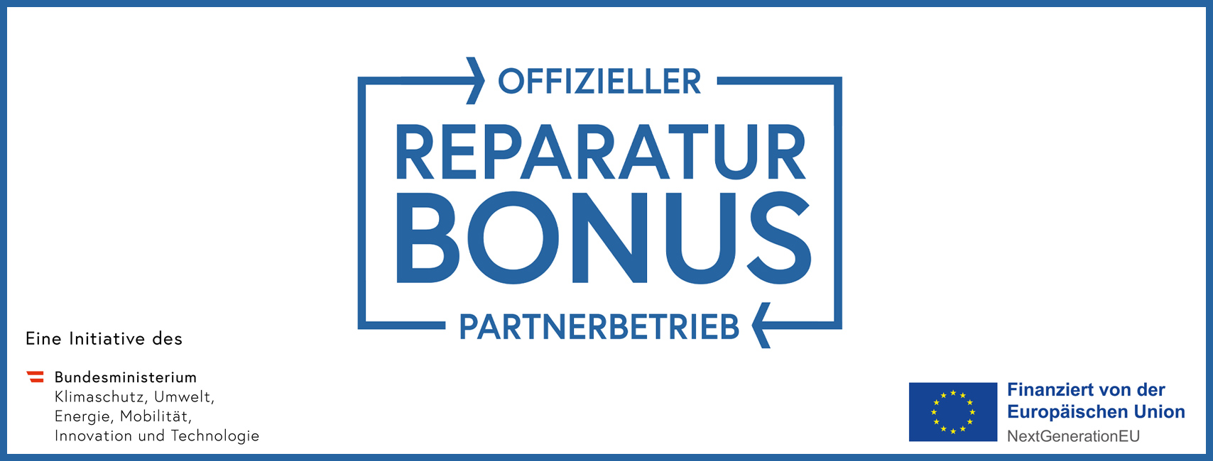 Reparatur Bonus Partnerbetrieb in Tirol