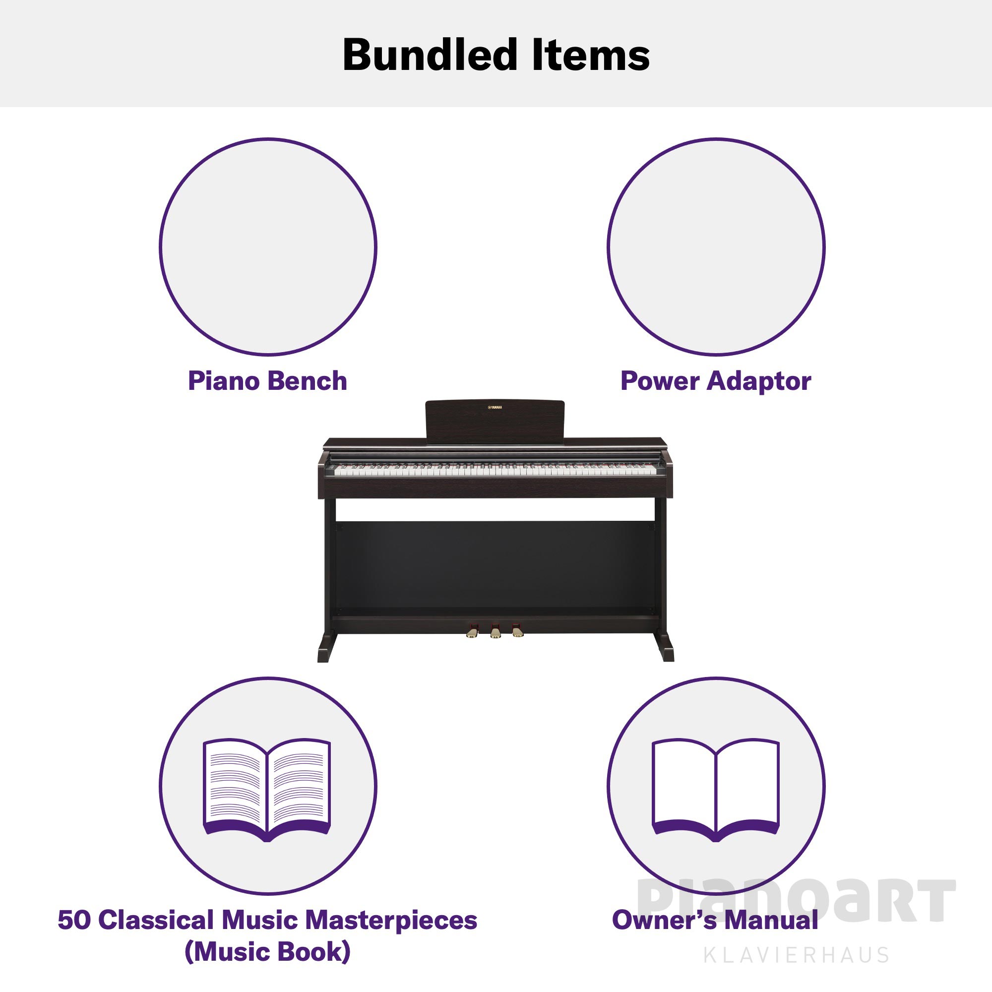 Items Yamaha Arius YDP-145 E-Piano