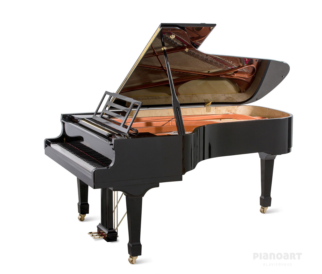 Fluegel Feurich 218 Concert I Schwarz Messing