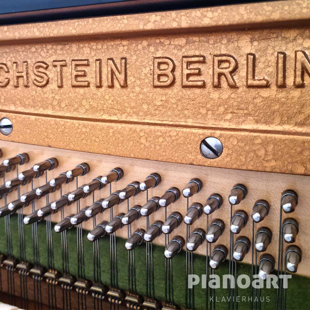 Gebraucht Klavier C. Bechstein Modell 12 Ansicht der Saiten