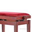 Gewa Deluxe Mahagoni Matt Sitz Bordeaux Velours