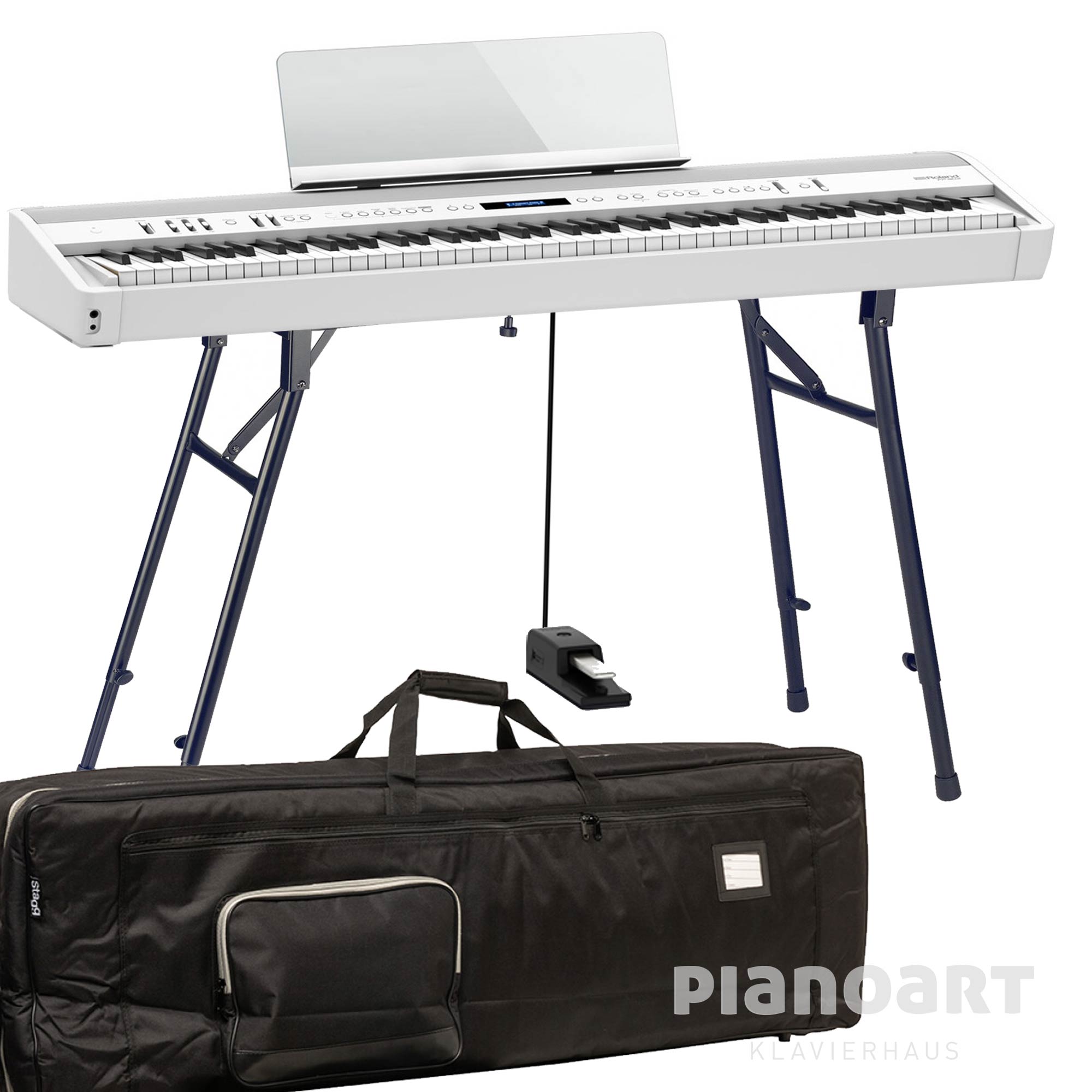Roland FP-90 X Portable Set in Weiß